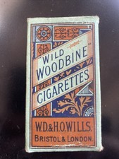 Wills Wild Woodbine Cigarette Packet 1930’s