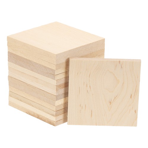 15pcs 3x3 inch wood - 15pcs,