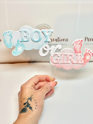 Gender reveal baby shower - gender,