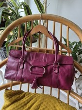 Pink Leather Shoulder Bag