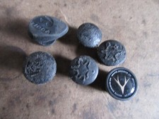 Bundle of six handlebar end plugs. Kona Tioga Whyte Black