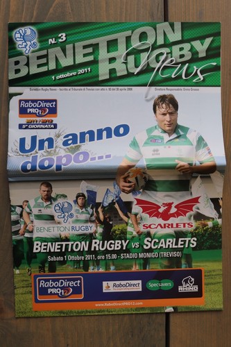 Benetton treviso scarlets - benetton, v