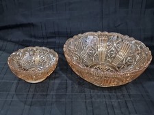 Vintage Amber Glass Iridescent