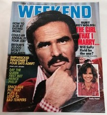 MAGAZINE - Vintage Weekend Magazine No.3901 Dec 1979 Burt Reynolds Sally Field
