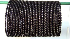 Black Bangles set of 36 Asian