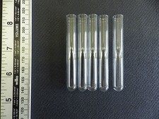 Glass Test Tubes, Packs of 4~50 tubes, borosilicate, flat mouth