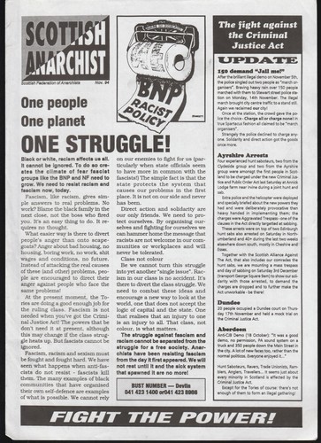 Scottish anarchist nov 1994 - anarchist., nov.