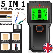 5 in 1 Electric Detector Wall Wood Metal Sensor Wire Stud Finder Cable Scanner
