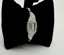 WOMENS VINTAGE SWISS 14K WHITE