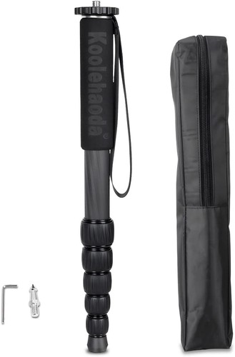 Carbon fiber monopod section - carbon, monopod,6-section