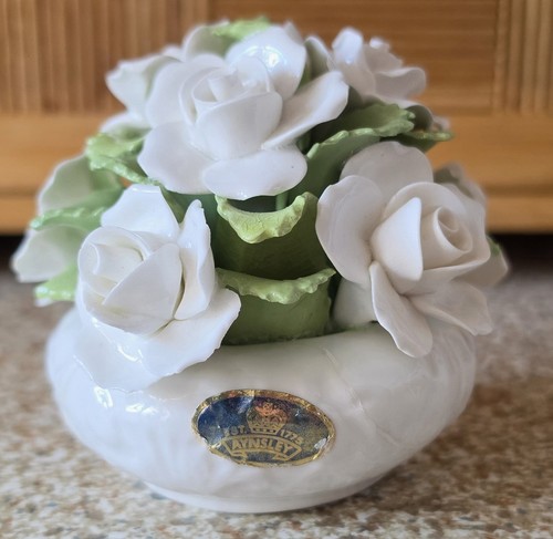 Vintage aynsley white roses - aynsley,