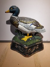 Vintage cast iron duck - cast,
