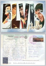 c40450 Elvis Presley Memphis Tennessee USA  postcard 2002 stamp