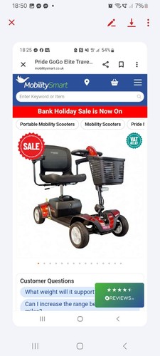 Nice used mobility scooter - nice,