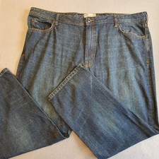 Marks & Spencer North Coast Relaxed Fit Blue Jeans Mens Size 44W 29L M&S Denim