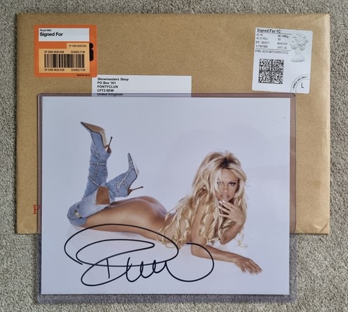 Pamela anderson signed - pamela,