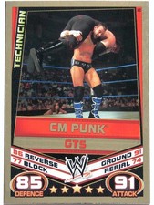 WWE CM PUNK FINISHING MOVE TOPPS SLAM ATTAX REBELLION 2012 WRESTLING CARD 35 WWF