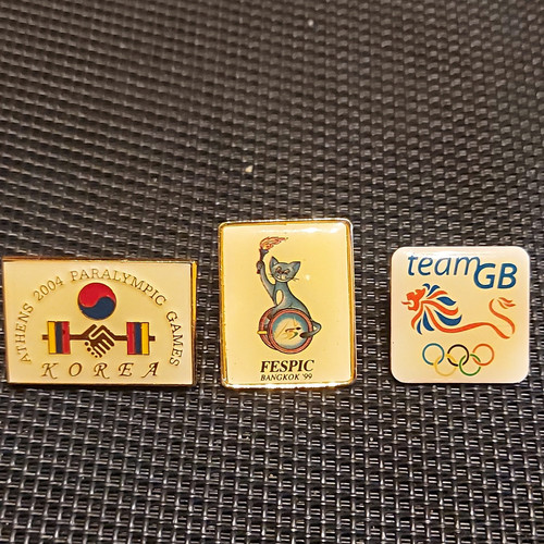 Olympic paralympic enamel - 3x,
