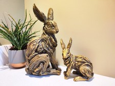 Gold Textured Driftwood Resin