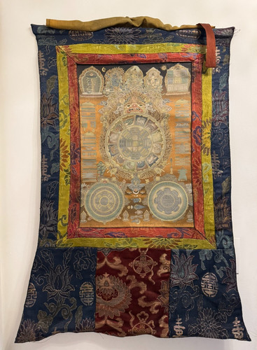 Tibetan mandala thangka - tibetan,