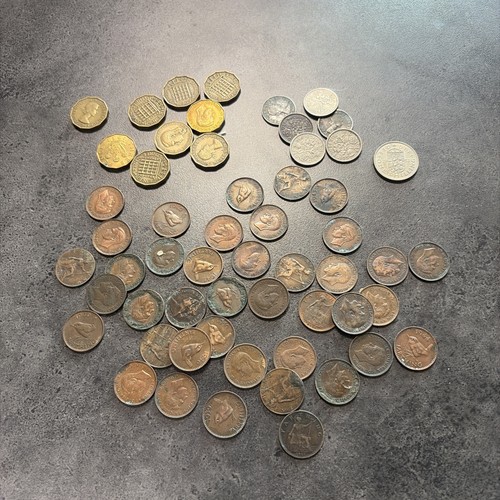 C912 old coins farthing - old, (40)