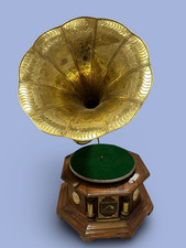 Antique HMV Gramophone Fully