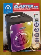 iDance BLASTER B3X Bluetooth Speaker Disco Lighting Rechargeable BRAND NEW