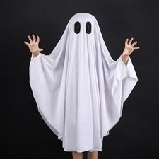 Cloak Fancy Dress Up Halloween Costume Party Costume Ghost Cape Children Kids