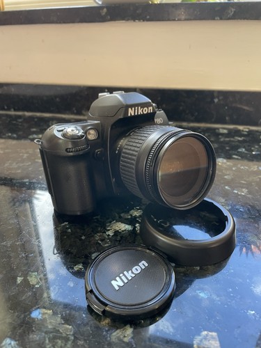 Nikon f80 with lens hood - f80,