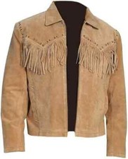 Men Western Cowboy Suede