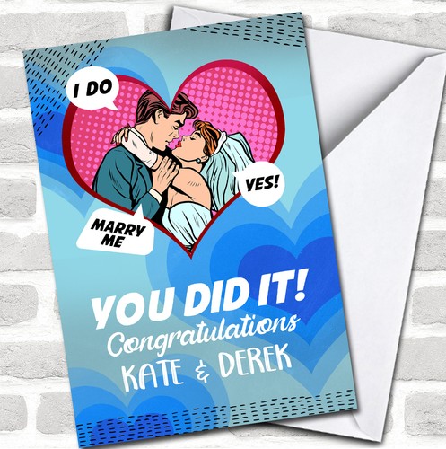 Vintage pop art wedding - wedding, couple