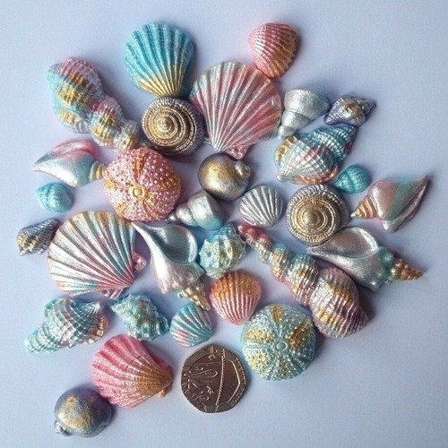 Edible mermaid pink blue - 30, &
