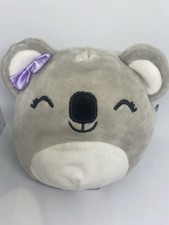 Rosa Gray The Koala Plush Purple Bow Original Squishmallow Kelly toy