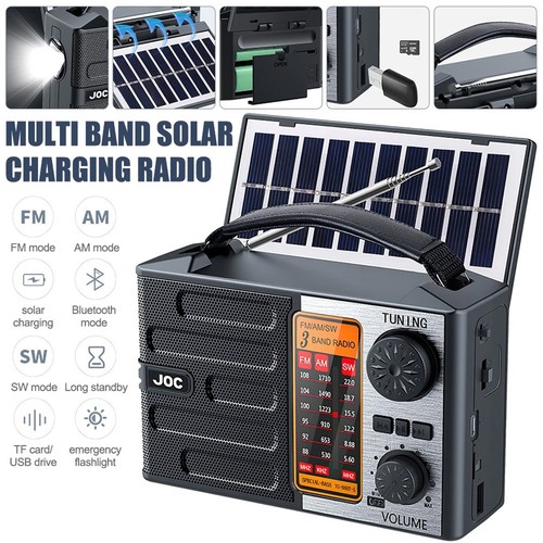 Portable solar powered am - solar,