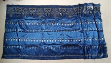 Unbranded blue/silver/black Bali ikat sarong/skirt fabric - 106x294 cm/ NWOT