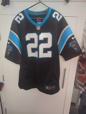 Christian McCaffrey #22 Carolina Panthers NFL NIKE Black Game Jersey Men's L