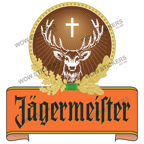 Jagermeister stickers laptop - jagermeister,