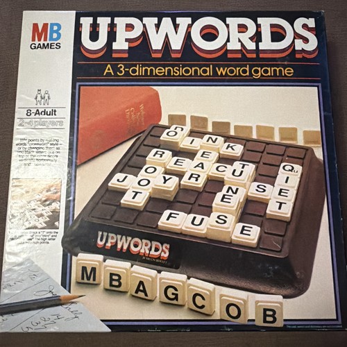 Upwords boardgame word - 3d,