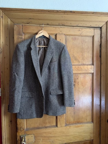 Harris tweed men wool blazer - tweed,