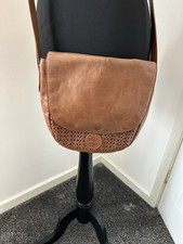 Timberland Brown Leather Mount Ellen Crossbody Bag