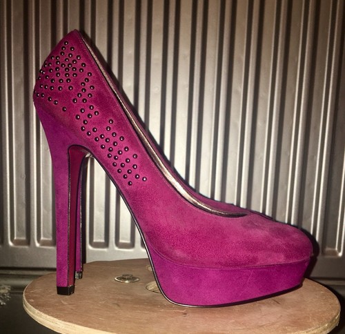 Paris hilton fuschia suede - paris,