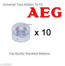 UNIVERSAL PLASTIC BOBBINS X 10