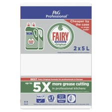 Fairy Professional Original Washing-Up Liquid 2 x 5L advance Formula 5X Cleaning