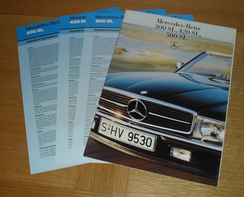 Mercedes benz r107 brochure - r107,