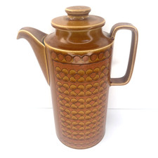 Hornsea Pottery Saffron Coffee Pot 1972 10"  Retro kitchenware