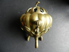 PUMPKIN SHAPED BRASS CENSER