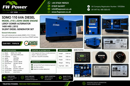 110kva diesel generator - 110kva, john
