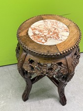 Late 19th Century Chinese Carved Rosewood Jardiniere Stand  