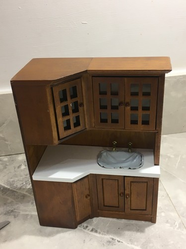 Miniatures wooden dolls house - wooden,