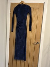Ladies Navy Blue Pull And Bear Pull And Bear Dress Size A